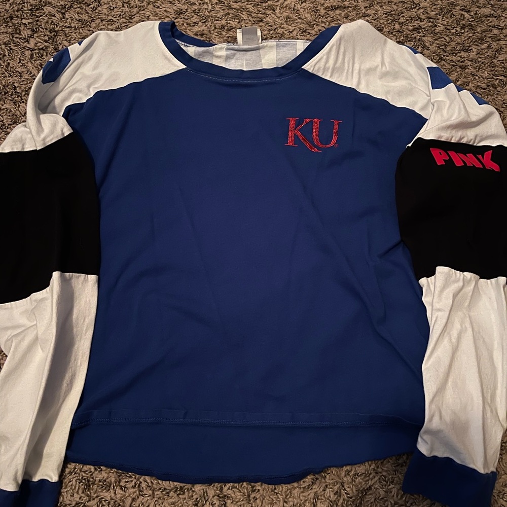 PINK Long Sleeve Slightly Cropped